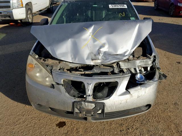 1G2ZH558464110812 - 2006 PONTIAC G6 GT SILVER photo 9