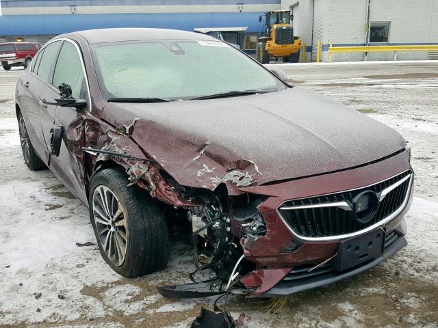 W04GP6SX9J1077639 - 2018 BUICK REGAL ESSE RED photo 1