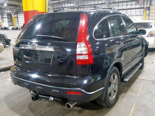 JHLRE48779C000089 - 2009 HONDA CR-V EXL BLACK photo 4