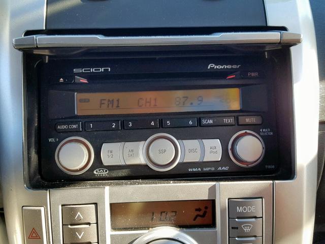 JTKDE3B7XA0305191 - 2010 TOYOTA SCION TC WHITE photo 9