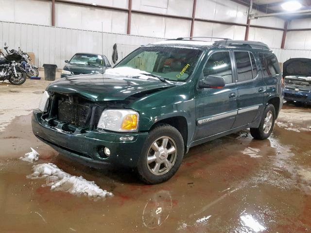 1GKET16S136187234 - 2003 GMC ENVOY XL GREEN photo 2