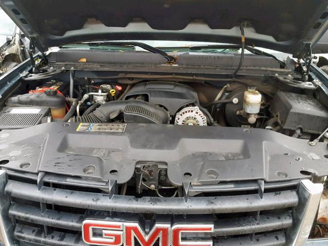 2GTEC13C471708176 - 2007 GMC NEW SIERRA BLUE photo 7