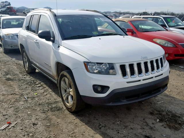 1C4NJDBB3ED623783 - 2014 JEEP COMPASS SP WHITE photo 1