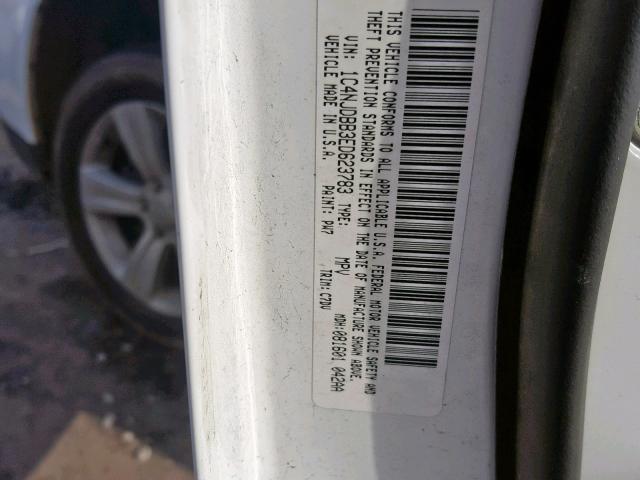 1C4NJDBB3ED623783 - 2014 JEEP COMPASS SP 白色 照片 10