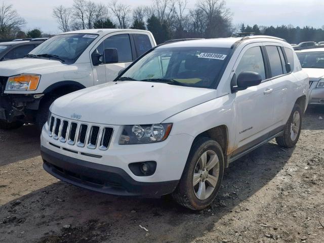 1C4NJDBB3ED623783 - 2014 JEEP COMPASS SP 白色 照片 2