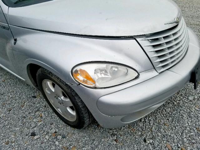 3C4FY58B13T506272 - 2003 CHRYSLER PT CRUISER SILVER photo 9