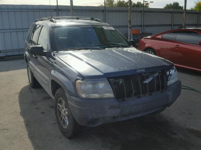 1J4GX48S84C113040 - 2004 JEEP GRAND CHER BLUE photo 1