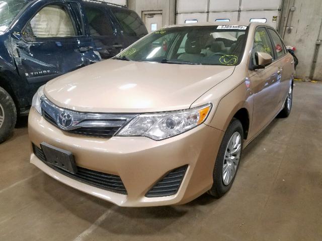 4T4BF1FKXCR200050 - 2012 TOYOTA CAMRY BASE TAN photo 2