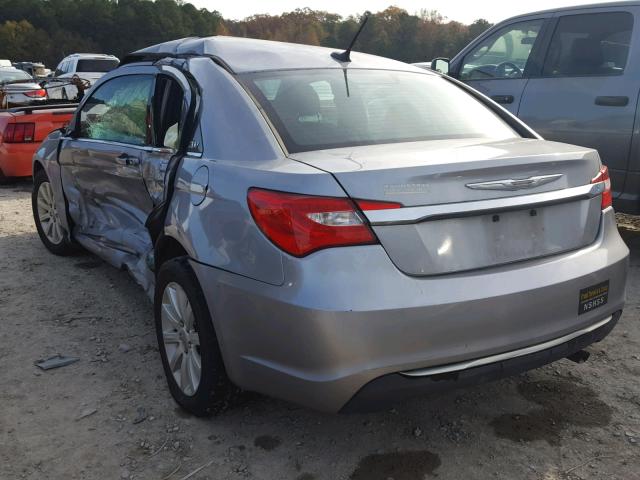 1C3CCBBB7EN186665 - 2014 CHRYSLER 200 TOURIN GRAY photo 3