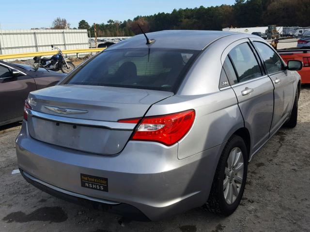 1C3CCBBB7EN186665 - 2014 CHRYSLER 200 TOURIN GRAY photo 4