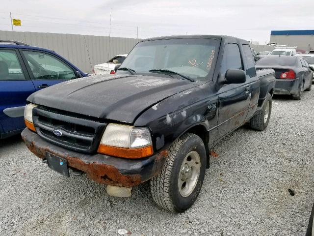 1FTZR15V9YPB54474 - 2000 FORD RANGER SUP BLACK photo 2