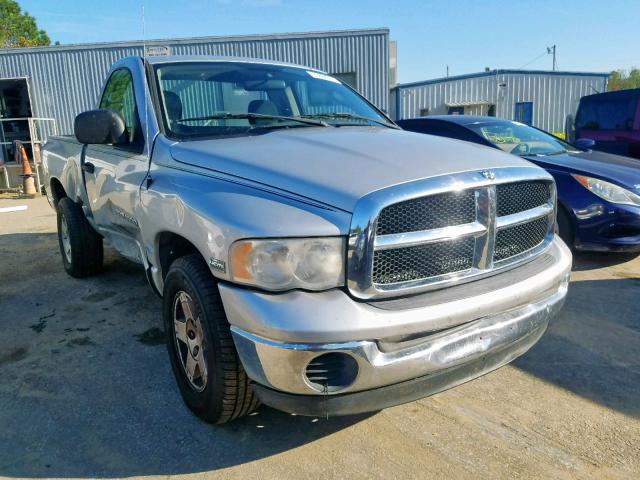 1D7HA16DX4J293671 - 2004 DODGE RAM 1500 S SILVER photo 1