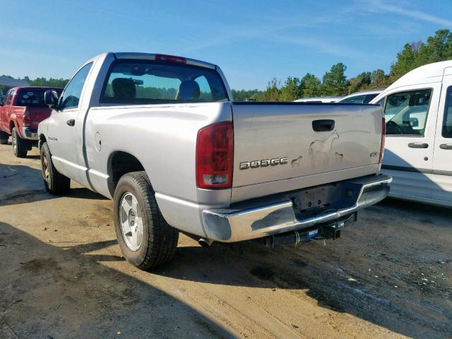 1D7HA16DX4J293671 - 2004 DODGE RAM 1500 S SILVER photo 3