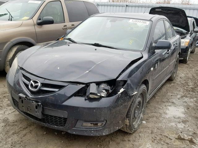 JM1BK323571723956 - 2007 MAZDA 3 S BLACK photo 2