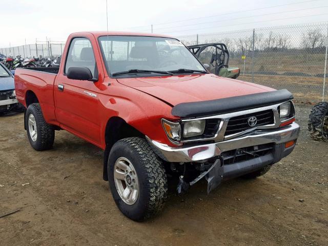 4TAPM62N7TZ099877 - 1996 TOYOTA TACOMA RED photo 1