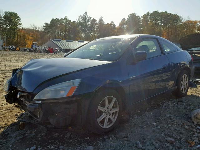 1HGCM82643A032452 - 2003 HONDA ACCORD EX BLUE photo 2