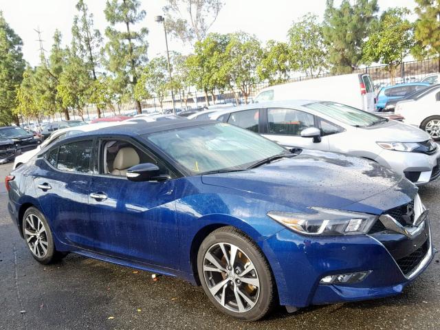 1N4AA6AP4HC408775 - 2017 NISSAN MAXIMA 3.5 BLUE photo 1