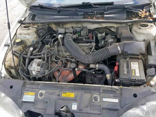 1G1JC1245VM106602 - 1997 CHEVROLET CAVALIER B WHITE photo 7