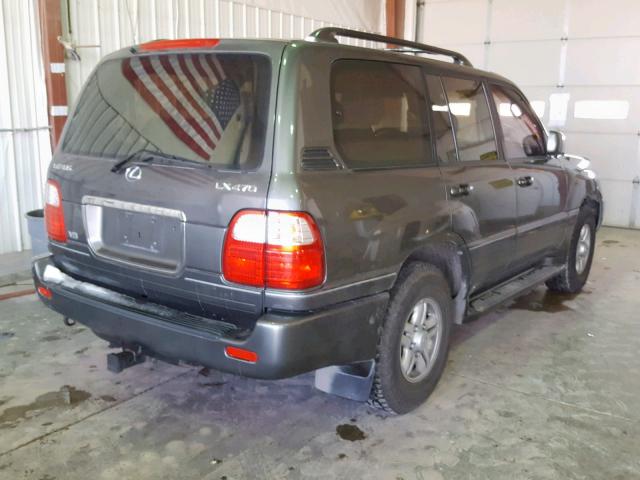 JT6HT00WXX0030140 - 1999 LEXUS LX 470 GRAY photo 4