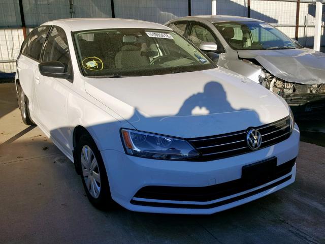 3VW2K7AJ1FM270554 - 2015 VOLKSWAGEN JETTA BASE Սպիտակ լուսանկար 1