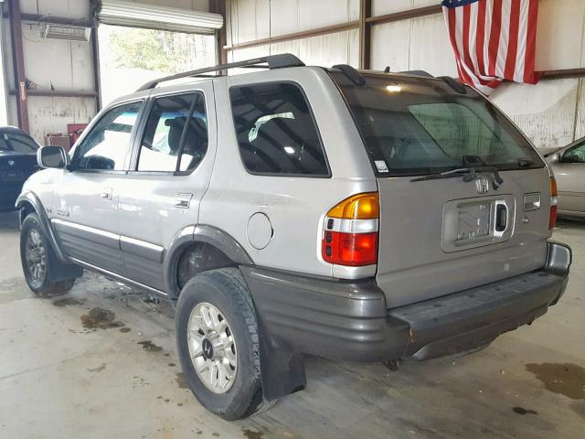 4S6CK58W9Y4415984 - 2000 HONDA PASSPORT E GRAY photo 3