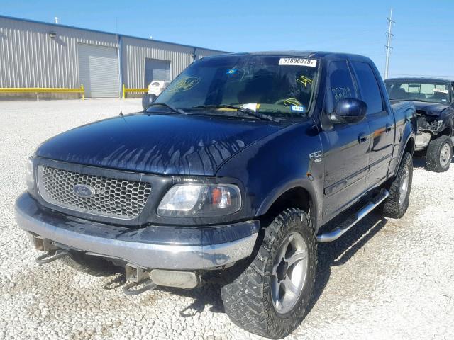 1FTRW08L73KB83376 - 2003 FORD F150 SUPER BLUE photo 2