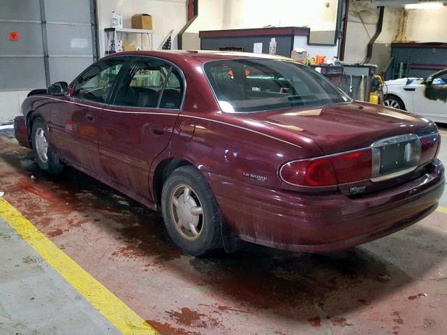 1G4HP54K2Y4246913 - 2000 BUICK LESABRE CU MAROON photo 3