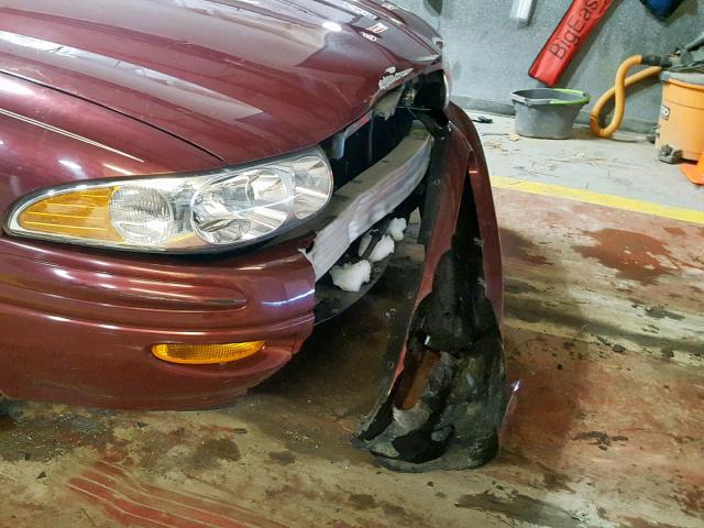 1G4HP54K2Y4246913 - 2000 BUICK LESABRE CU MAROON photo 9