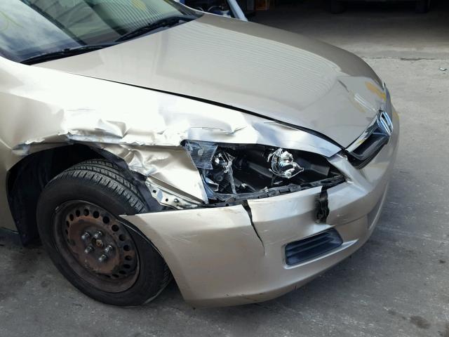 JHMCM56166C001366 - 2006 HONDA ACCORD VAL GOLD photo 9