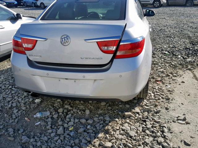 1G4PR5SK9F4106198 - 2015 BUICK VERANO CON SILVER photo 9