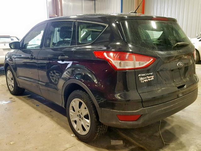 1FMCU0F71EUC58190 - 2014 FORD ESCAPE S BLACK photo 3