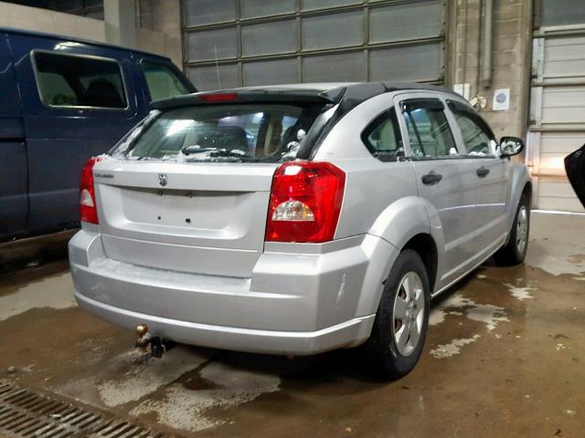 1B3HB28B67D509531 - 2007 DODGE CALIBER SILVER photo 4