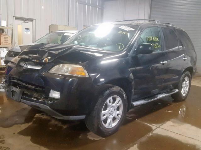 2HNYD18945H503902 - 2005 ACURA MDX TOURIN BLACK photo 2