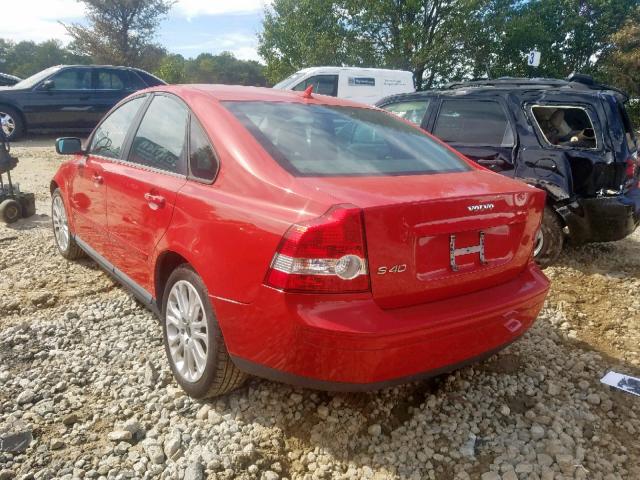 YV1MS382552079674 - 2005 VOLVO S40 2.4I RED photo 3