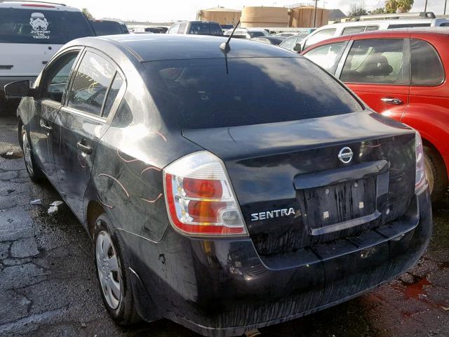 3N1AB61EX8L716336 - 2008 NISSAN SENTRA 2.0 BLACK photo 3