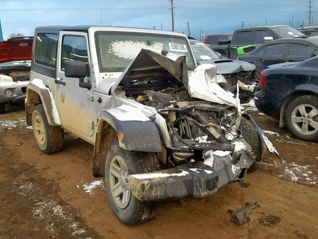 1J4FZ24168L554548 - 2008 JEEP WRANGLER X SILVER photo 1