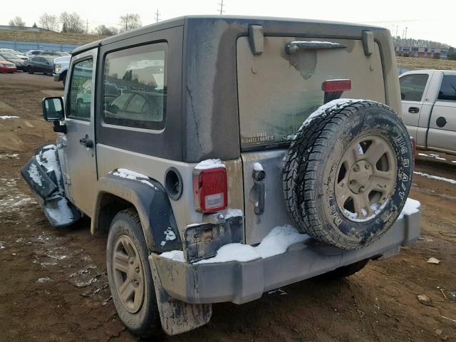 1J4FZ24168L554548 - 2008 JEEP WRANGLER X SILVER photo 3