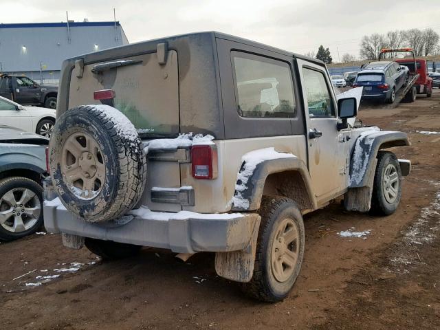 1J4FZ24168L554548 - 2008 JEEP WRANGLER X SILVER photo 4