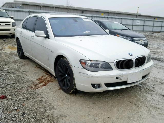 WBAHN83578DT84273 - 2008 BMW 750 LI WHITE photo 1