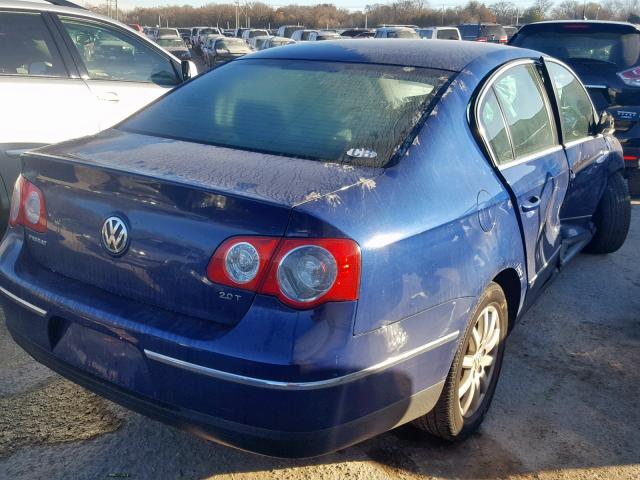 WVWJK73C88E159294 - 2008 VOLKSWAGEN PASSAT TUR BLUE photo 4