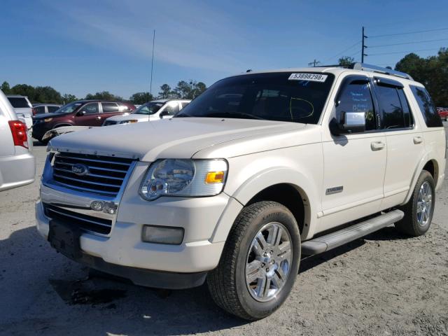 1FMEU65E37UB26210 - 2007 FORD EXPLORER L WHITE photo 2