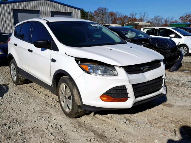 1FMCU0F7XFUA74223 - 2015 FORD ESCAPE S WHITE photo 1