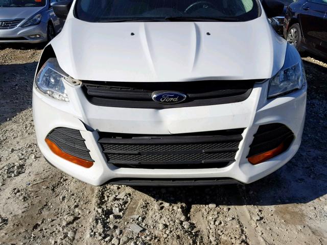 1FMCU0F7XFUA74223 - 2015 FORD ESCAPE S WHITE photo 9