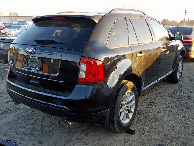 2FMDK3GCXDBB57547 - 2013 FORD EDGE SE BLACK photo 4