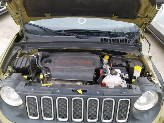 ZACCJAAT2FPC13916 - 2015 JEEP RENEGADE S 绿色 照片 7