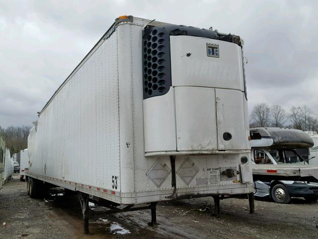 1GRAA0620CW701980 - 2012 GREAT DANE TRAILER REEFER WHITE photo 1