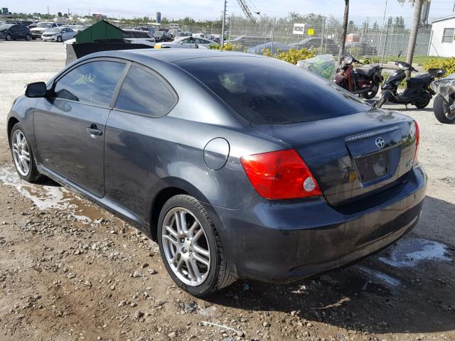 JTKDE177350052783 - 2005 TOYOTA SCION TC 灰色 照片 3