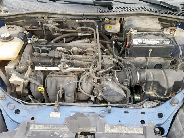 1FAFP34N46W213915 - 2006 FORD FOCUS ZX4 BLUE photo 7