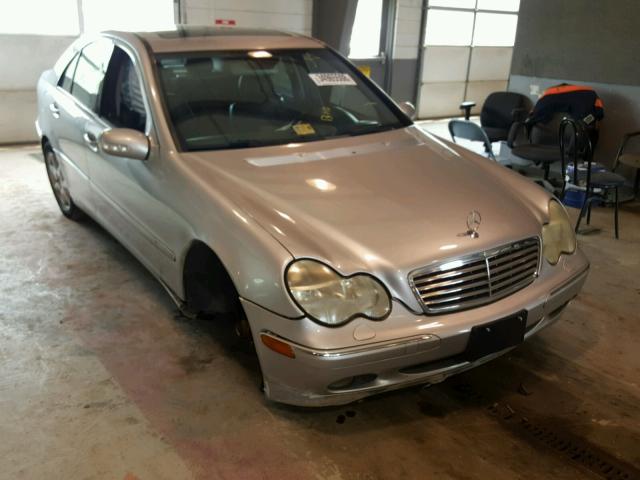 WDBRF61J82E004351 - 2002 MERCEDES-BENZ C 240 SILVER photo 1