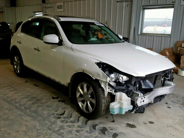 JNKAJ09E58M303083 - 2008 INFINITI EX35 BASE WHITE photo 1